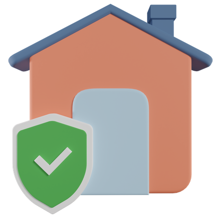 House insurance 3D Icon