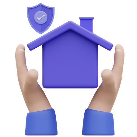 House Insurance  3D Icon
