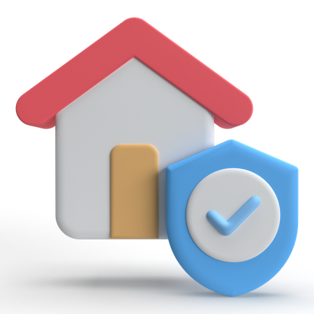 House Insurance  3D Icon