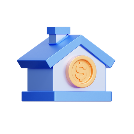 House Investment  3D Icon