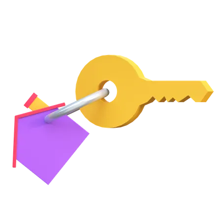 House Key  3D Icon