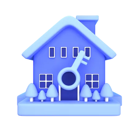 House Key  3D Icon