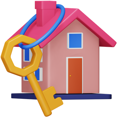 House Key  3D Icon