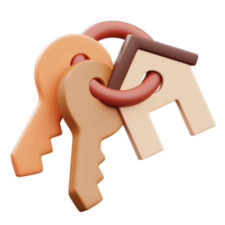 House Keys  3D Icon