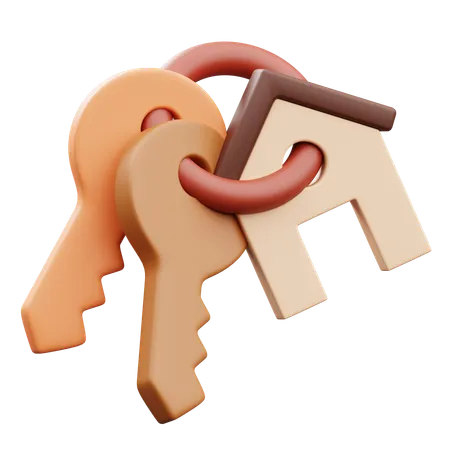 House Keys  3D Icon