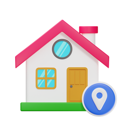 House Location  3D Icon