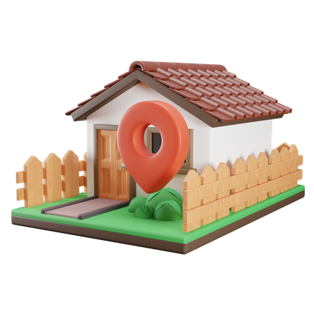 House Location  3D Icon