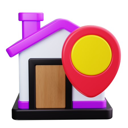 House Location  3D Icon