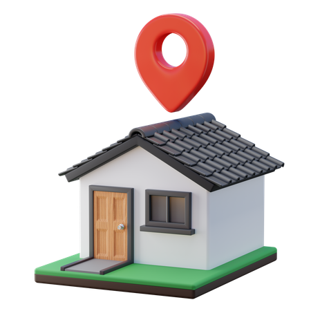 House Location  3D Icon