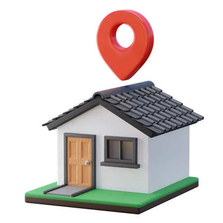 House Location  3D Icon