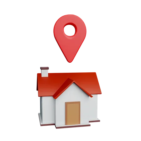 House Location  3D Icon