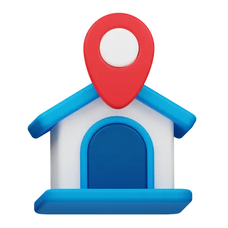 House Location  3D Icon