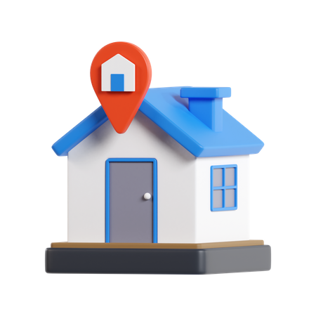 House Location  3D Icon