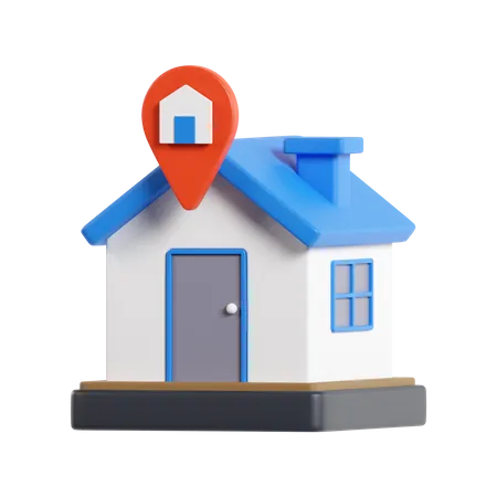 House Location  3D Icon