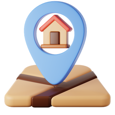 House Location  3D Icon