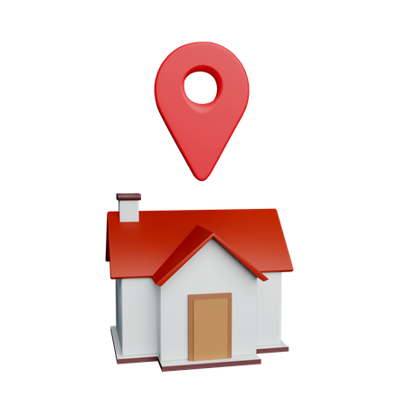 House Location  3D Icon
