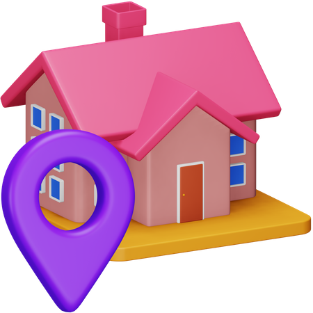 House Location  3D Icon