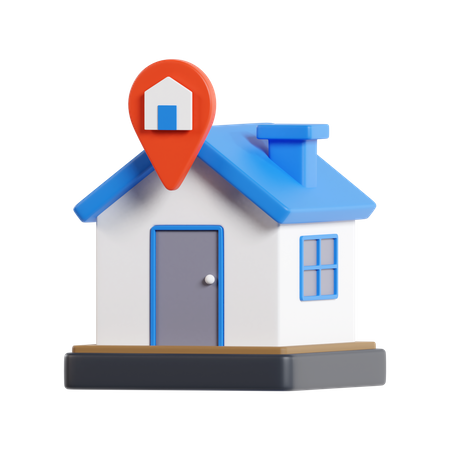 House Location  3D Icon