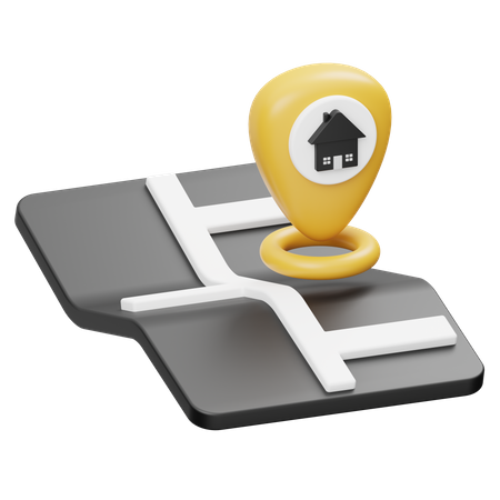 House Location  3D Icon