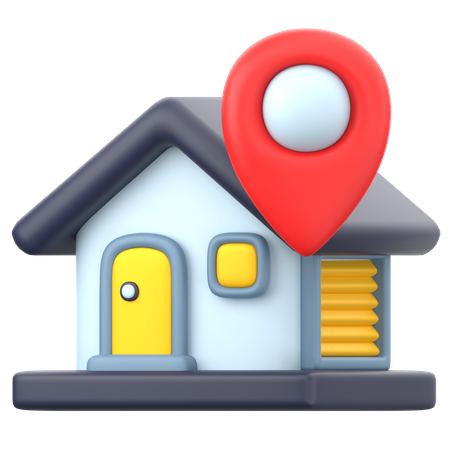 House Location  3D Icon