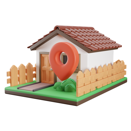 House Location  3D Icon