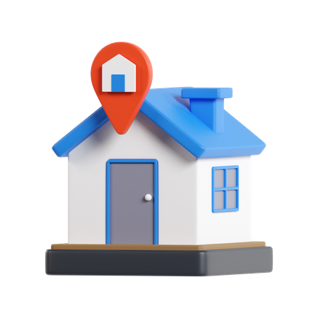 House Location 3D Icon