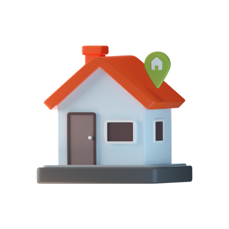 House Location 3D Icon