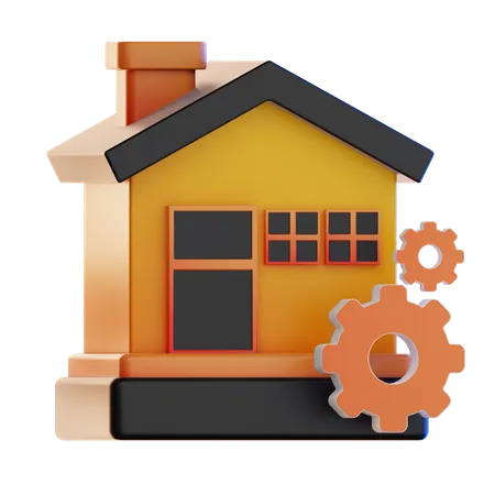 House Maintenance  3D Icon