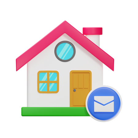 House Message  3D Icon