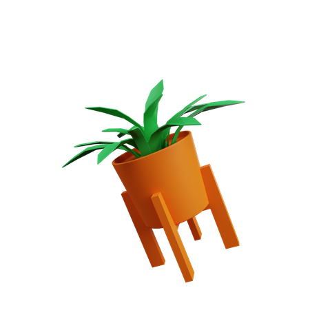 House plant 3D Illustration