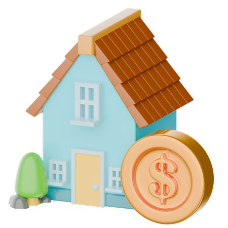 House Price  3D Icon