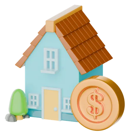 House Price  3D Icon