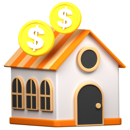 House Price  3D Icon