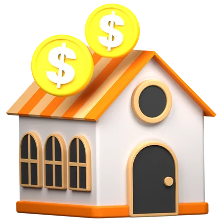 House Price  3D Icon