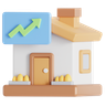 3d house price up emoji