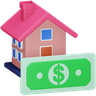 3d house price logo
