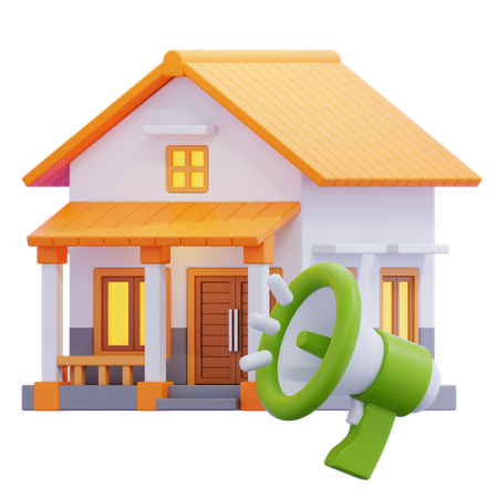 House promotion  3D Icon