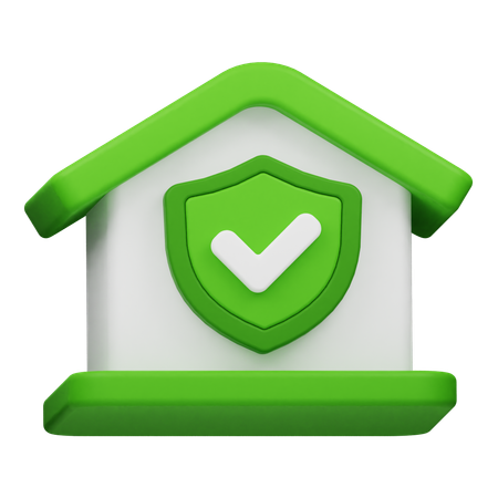 House Protection  3D Icon