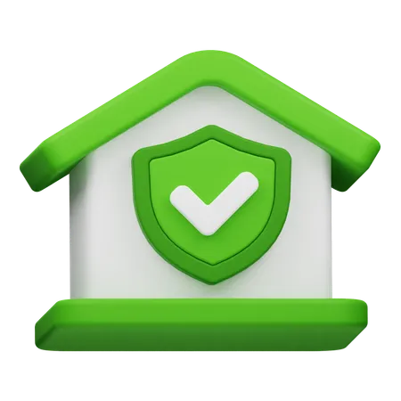 House Protection  3D Icon