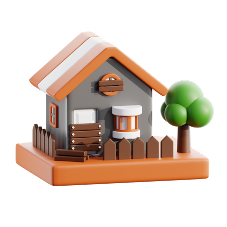 House renovation  3D Icon