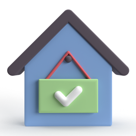 House Rental  3D Icon