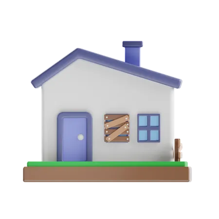House Repair  3D Illustration