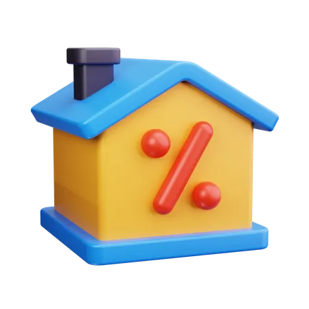 주택 판매  3D Icon