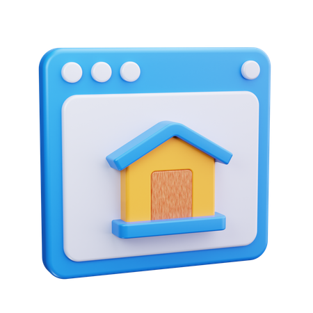 주택 판매  3D Icon