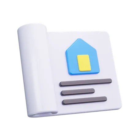 House Sketch  3D Icon