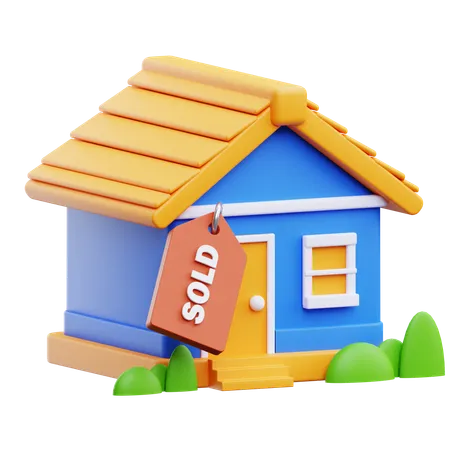 House Sold  3D Icon