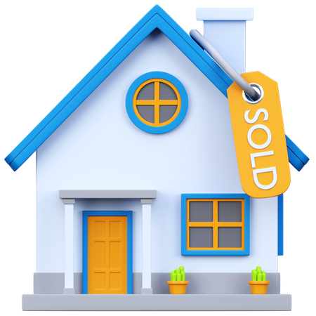 House Sold  3D Icon