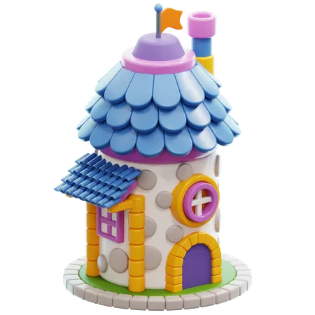 House Tower  3D Icon