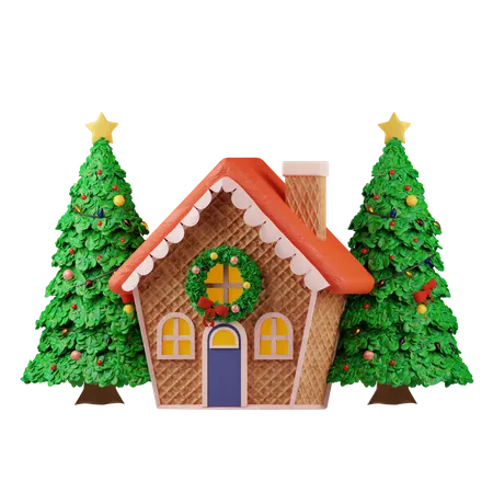 House Tree 3D Icon