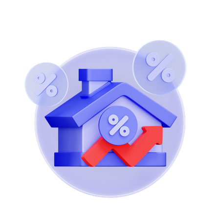 Housing Bubble Risk  3D Icon